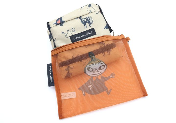 リンネル4月号ムーミンボストンバッグ折りたためる