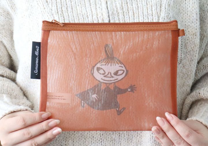 リンネル4月号ムーミンリトルミイメッシュポーチ