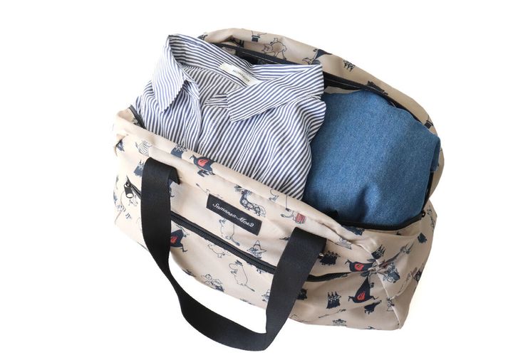 リンネル4月号ムーミンボストンバッグ大容量