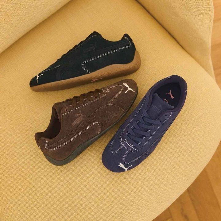 画像: プーマ スピードキャット OG（Puma Black-Alpine Snow、Chocolate-Alpine Snow、New Navy-Alpine Snow）各￥15,400 （すべてABCマート） 出典：ABCマート