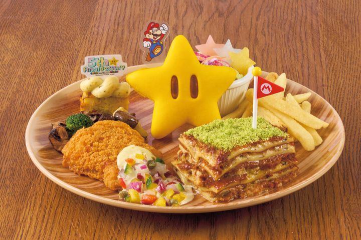 スーパースター・アニバーサリープレート～マッシュルーム・ラザニア＆フライドチキン～