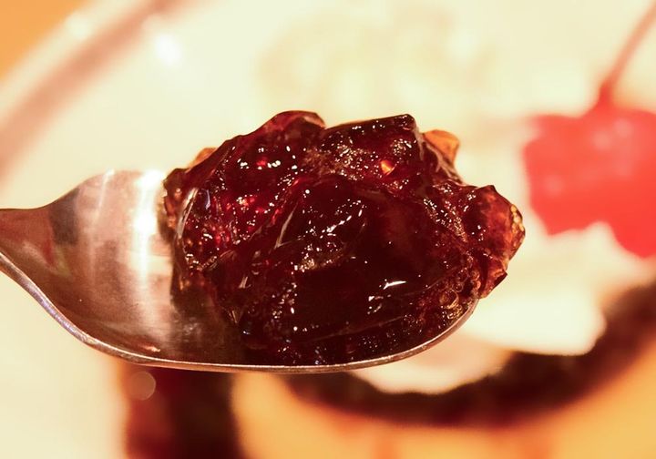 自家製珈琲ジェリーはしっかりとした苦みがあり、まさに“珈琲所”らしさを感じさせる味わい。