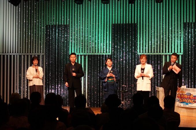 石川みゆきアナウンサー、一条貫太、北野まち子、松川未樹、中山秀征