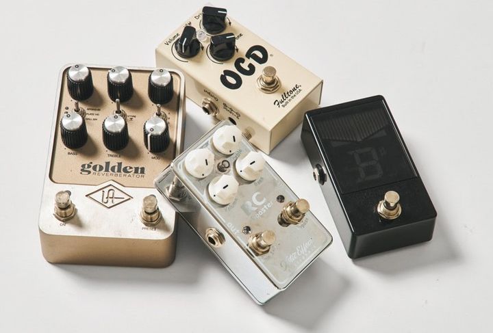 アーティスト・REJAYさんのベストバイ Xotic EffectsのRC Booster KORGのPitchblack X UNIVERSAL AUDIOのGolden Reverberator