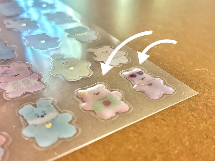 話題の『ぷっくりシール』を自分で作ってみた！→しかもとっても簡単♡普通のシールも立体に変身