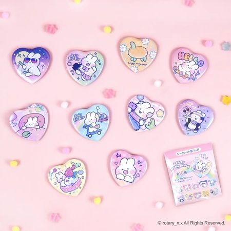 韓国の人気キャラ「Lovely MongMong」のグッズが登場！ホログラムシールなど全7商品