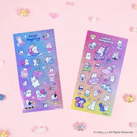 韓国の人気キャラ「Lovely MongMong」のグッズが登場！ホログラムシールなど全7商品