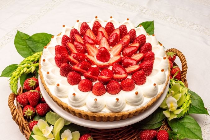 キルフェボン 「イチゴとカスタードプリンのタルト」