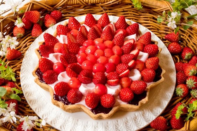 キルフェボン 「結晶型 “ル ガール”クリームチーズムースのタルト ～桜風味～」