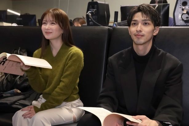 横浜流星と共にレギュラー声優陣のアフレコも見学した畑 [c]2026 青山剛昌／名探偵コナン製作委員会