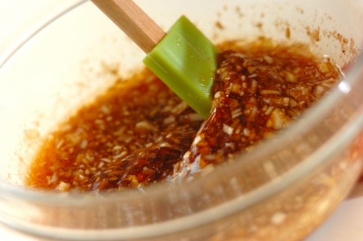 サワラのから揚げ香味ダレの作り方3
