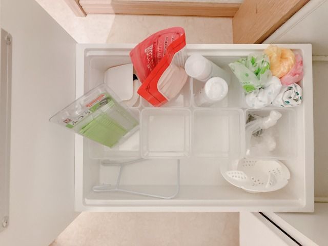 片付いた引き出し