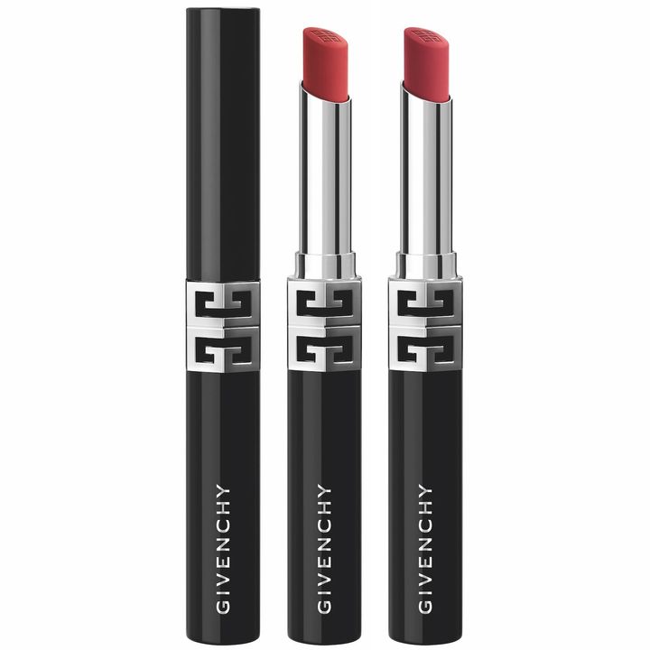 〈左から〉ルージュ・ジバンシイ・ベルベット・マット R11、R37 各￥6,050（ともに3月1日より限定発売）