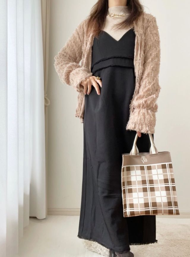 シャギーカーディガン