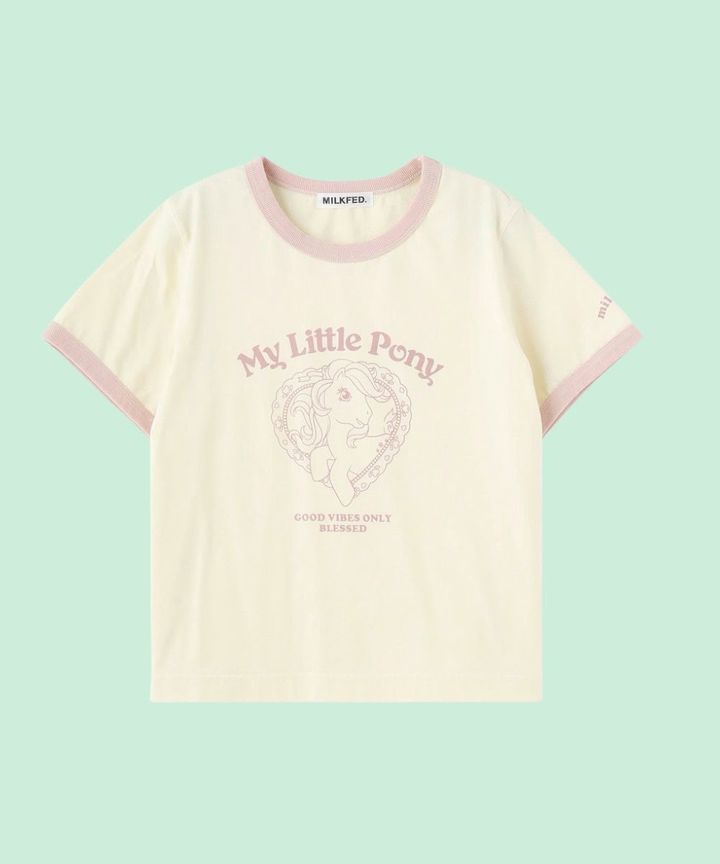 【2/13発売】マイリトルポニー×ミルクフェドのコラボT♡