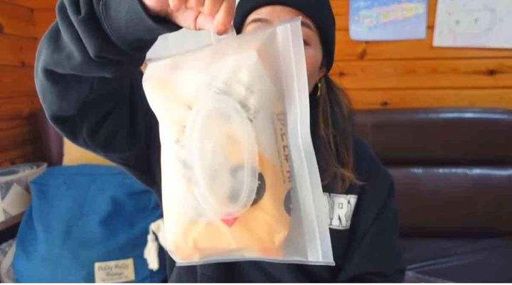 セリア蓋付きウェットシートケース