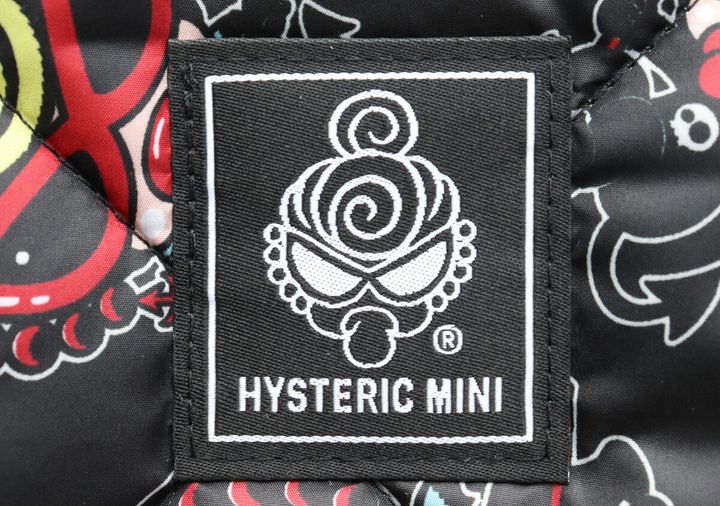 ヒステリックミニDEVILKINスクエアトート織りネームタグ