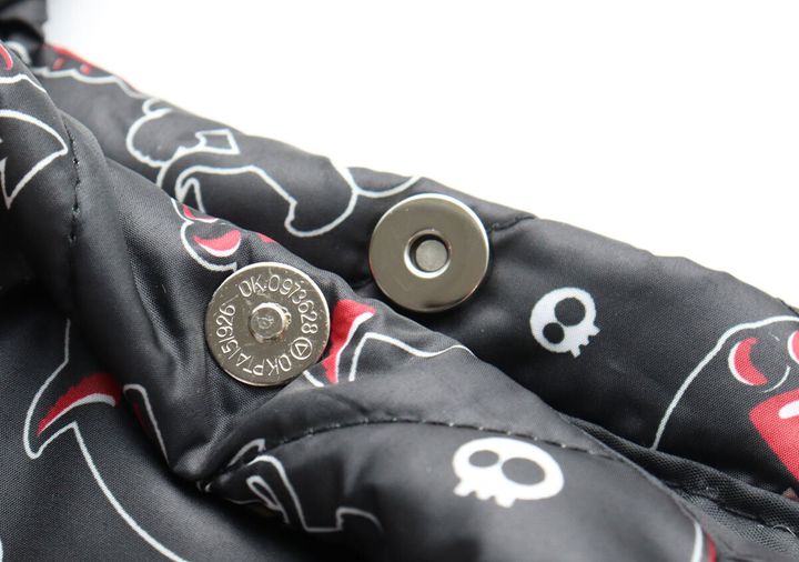 ヒステリックミニDEVILKINスクエアトートマグネットボタン