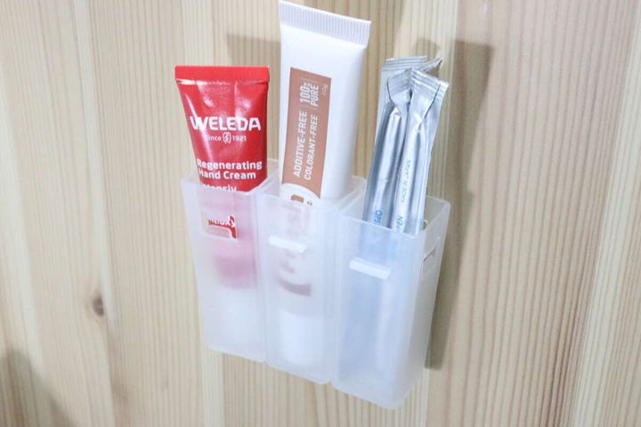 マグネットシート（補助プレート付、丸、3セット、シルバーカラー） 使用例