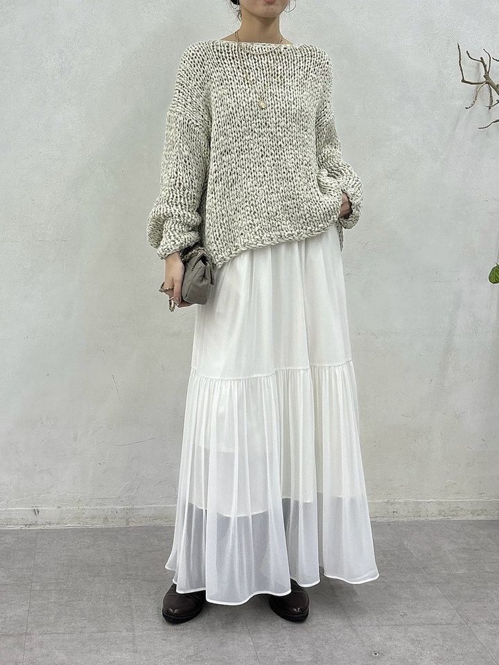 白スカートコーデ2