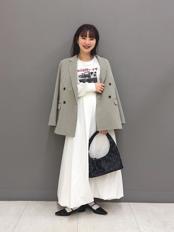白スカートコーデ5