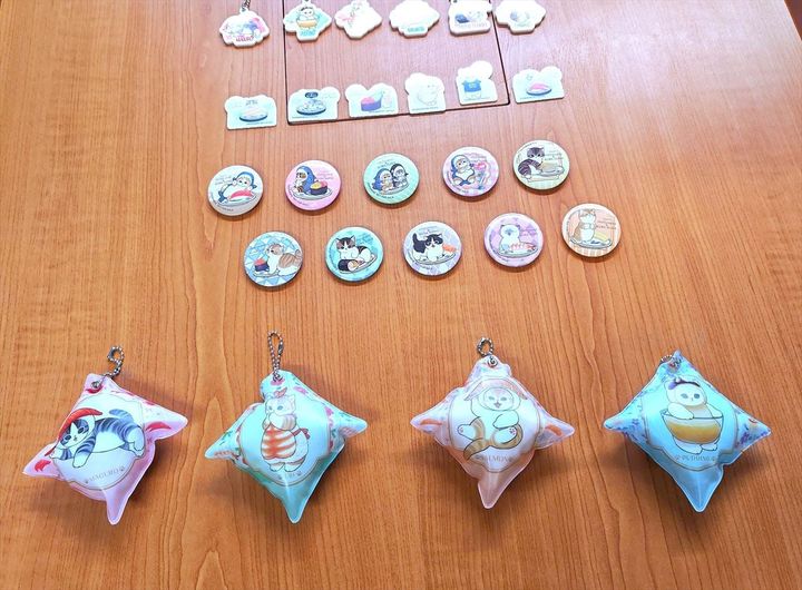 くら寿司×mofusandコラボ第2弾のグッズ