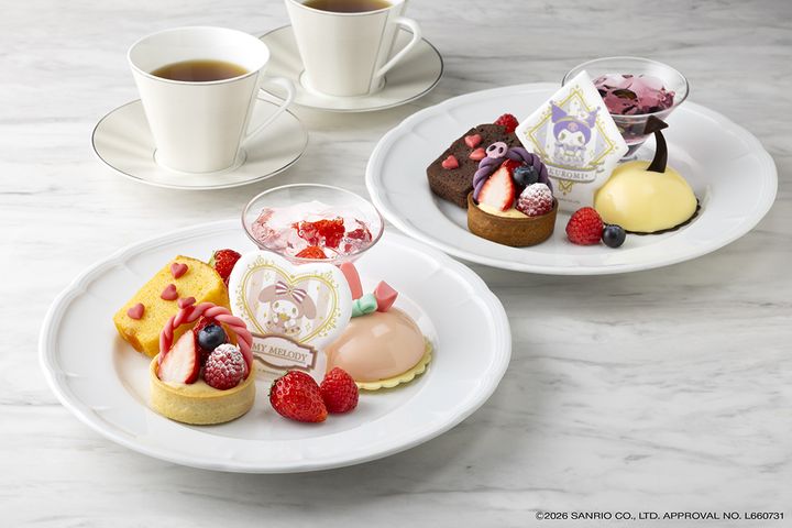 東京ドームホテル サンリオキャラクタールーム「マイメロディルーム」「クロミルーム」（デザートプレート付き）