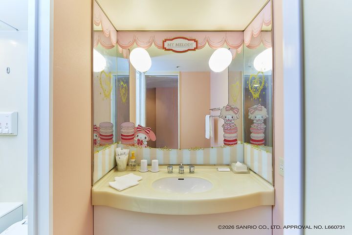 「マイメロディルーム」バスルーム02