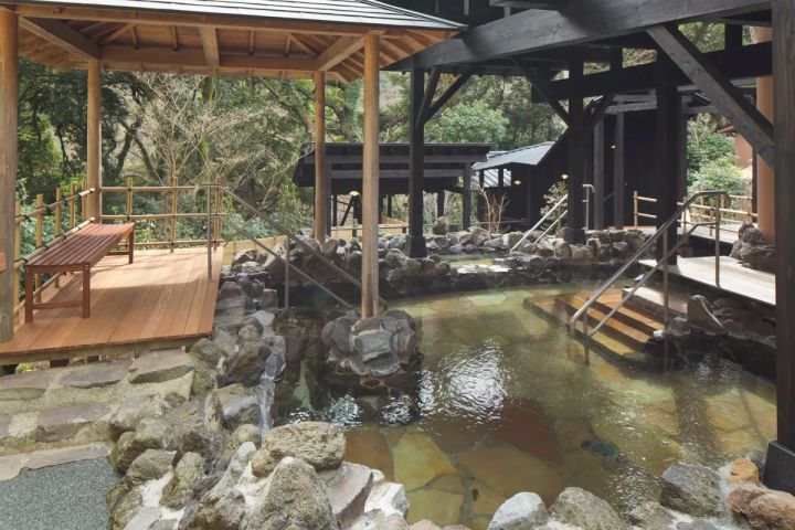 露天風呂の写真