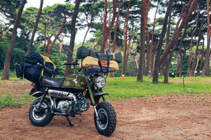 【4ミニキャンプ】モンキー125で旅に出る！積載のコツと「あえて小排気量」で選ぶキャンプギア