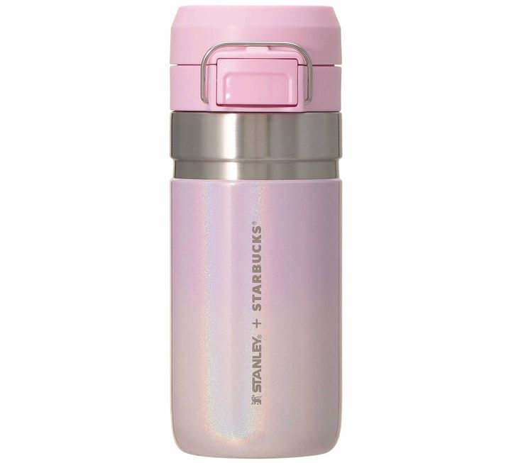 「SAKURA2026 ステンレスボトルSTANLEY シャイニーピンクグラデーション」473ml 6400円