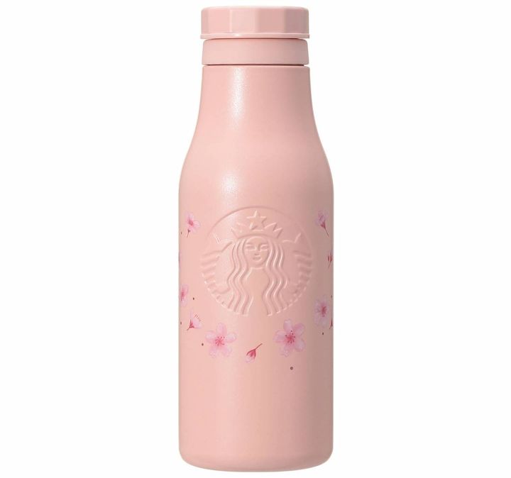 【オンラインストア限定】「SAKURA2026 ステンレスロゴボトル マットピンク」473ml 4950円