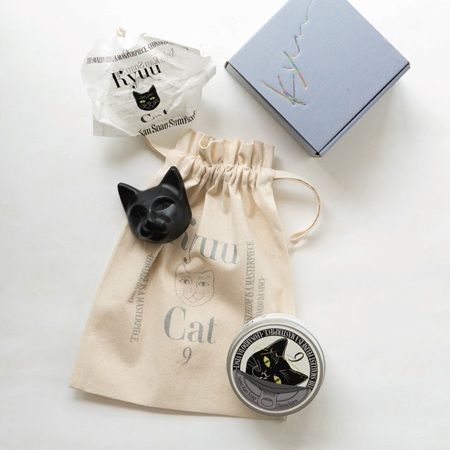猫の日記念！竹炭使用の黒猫ソープ「9.kyuu ネコ缶SOAP《炭黒》」が数量限定で発売