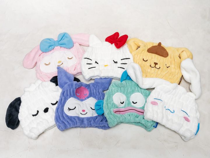 スケーター「サンリオキャラクターズ」タオルキャップ「ねむねむ」デザイン