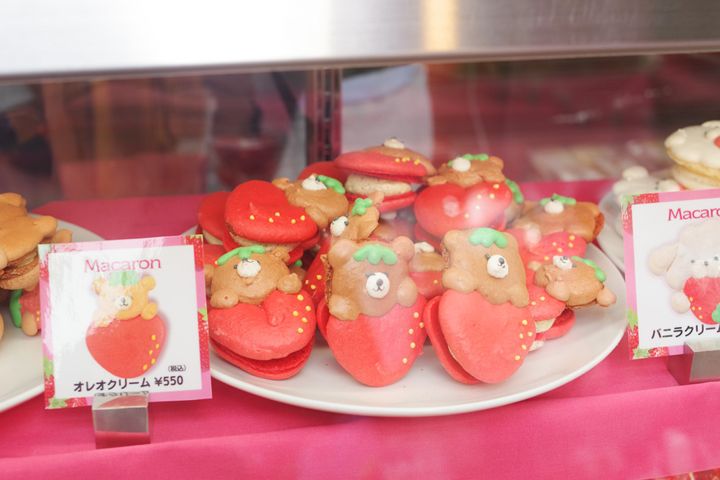 イベント会場内で食べられる注目のいちごスイーツ