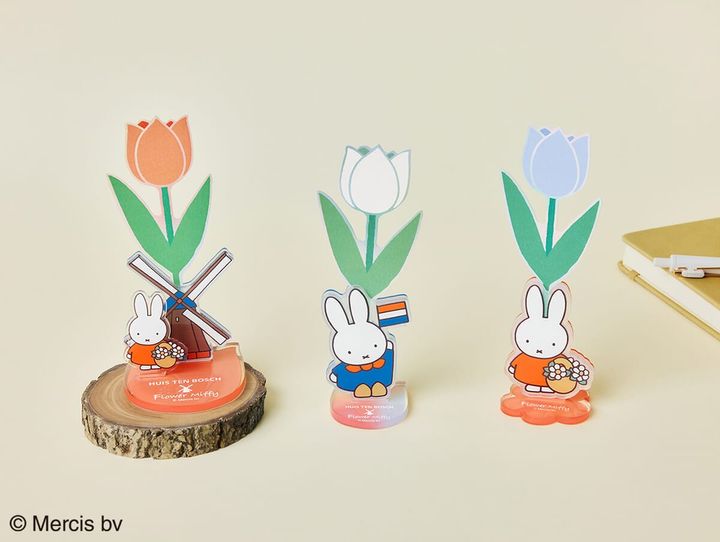 HUIS TEN BOSCH×Flower Miffy アクリルベース3種