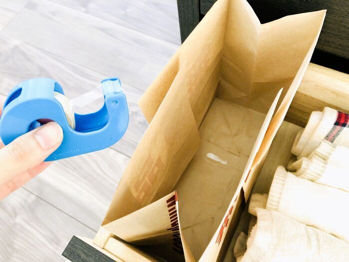 『無印良品の紙袋』をカットするだけで便利アイテムに大変身♡わが家のおすすめ活用アイデア3選