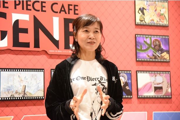 ニコ・ロビン役の山口由里子さん 撮影：ソムタム田井