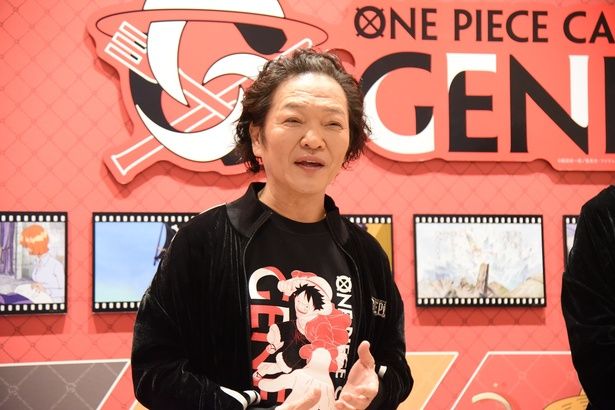 ウソップ役の山口勝平さん 撮影：ソムタム田井