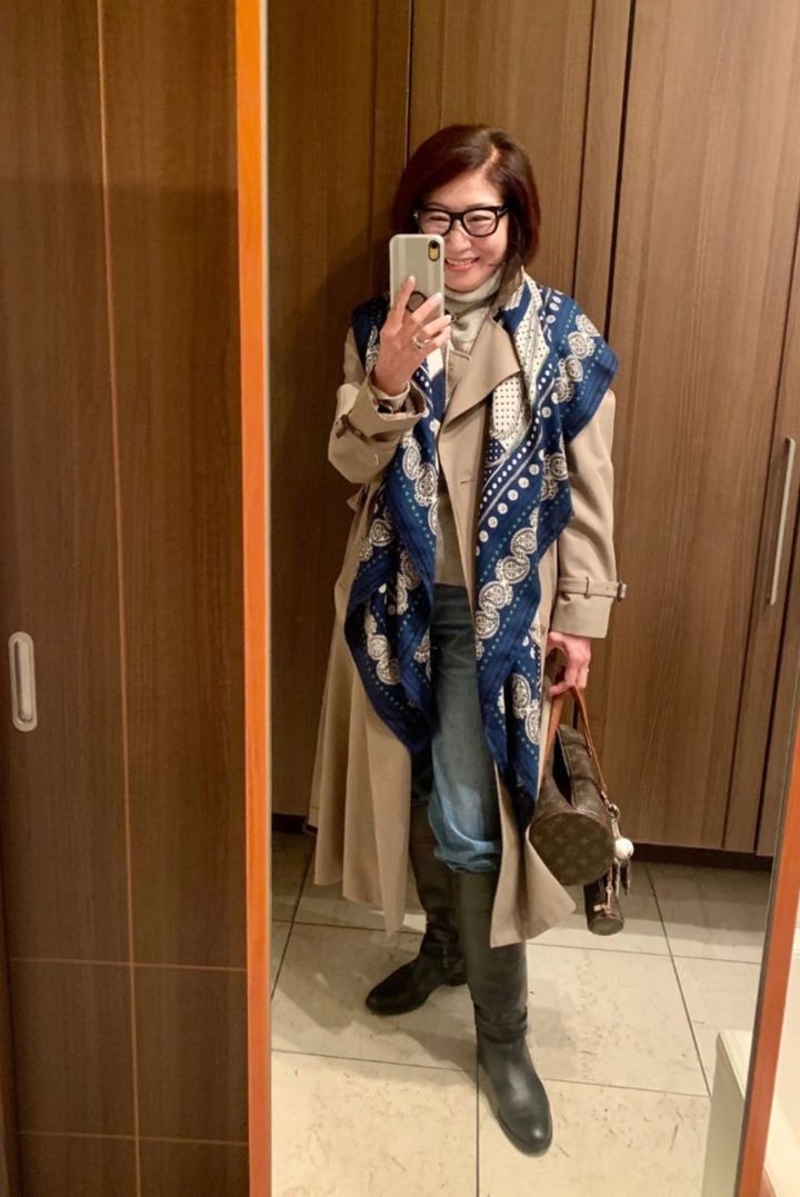 26年２月長谷川さんブログ_タリーズコーヒー＿お出かけコーデ