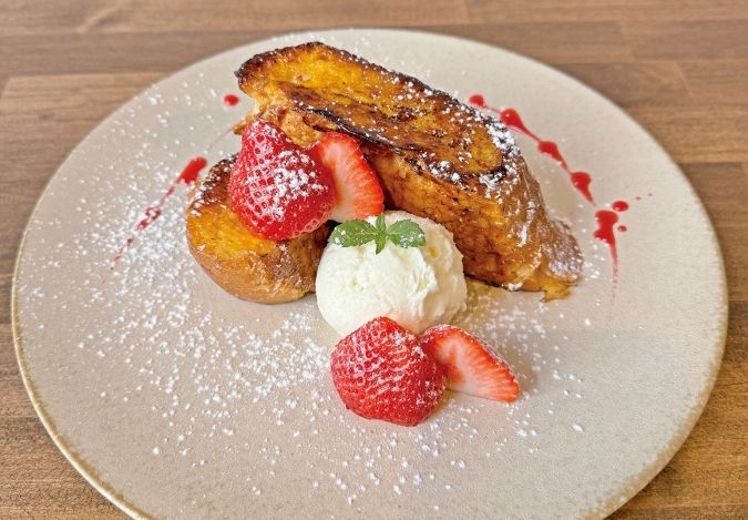 【光の道開運スイーツフェアvol.７】THE TERRACE「光の道 いちごフレンチトースト」