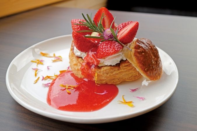 【光の道開運スイーツフェアvol.７】創作旬彩 玄杏／光の道 あまおうミルクパイ