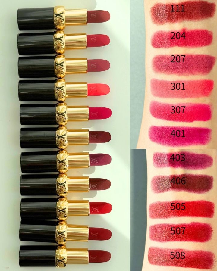 ブルベ冬 おすすめ ラ・ボーテ ルイ・ヴィトン LV ルージュ マット