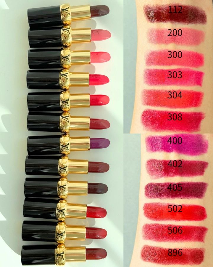 ブルベ冬 おすすめ ラ・ボーテ ルイ・ヴィトン LV ルージュ サテン