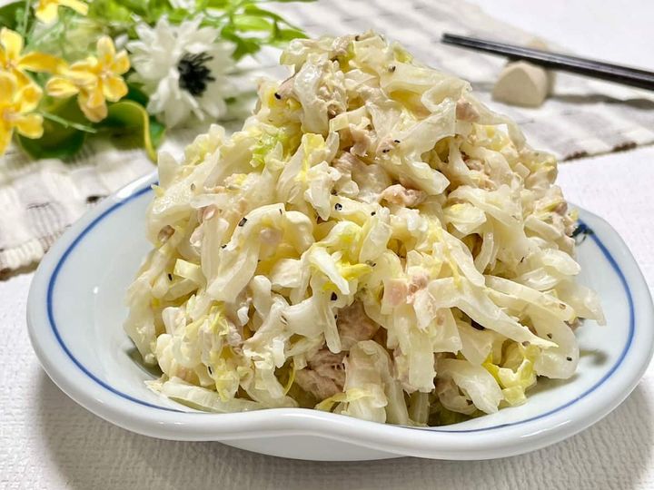 白菜とツナのマヨサラ