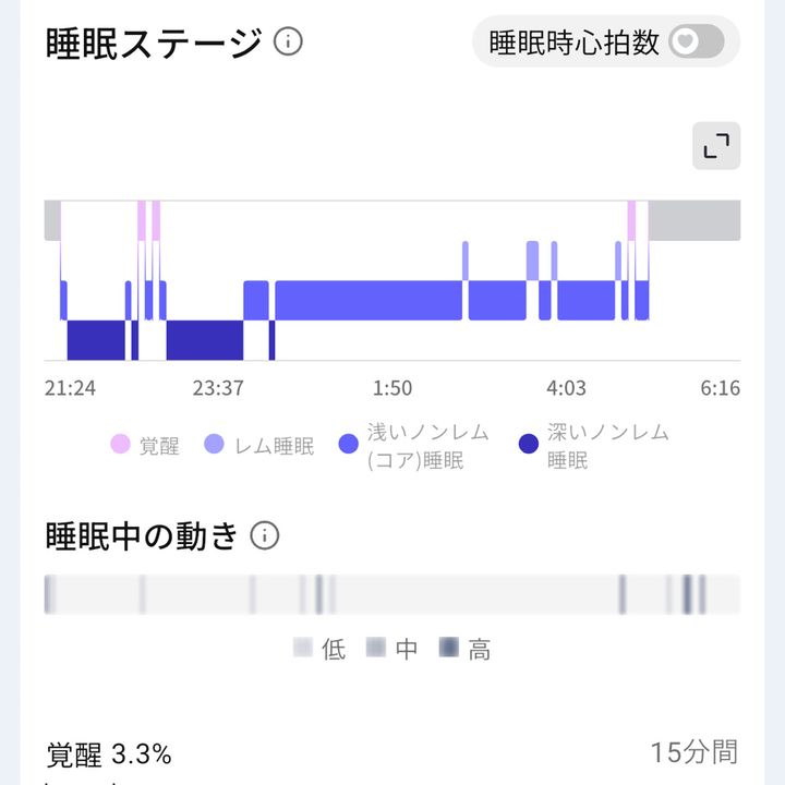 「睡眠ステージ」などの詳細なデータをAIに分析・評価させることを日課にしています。