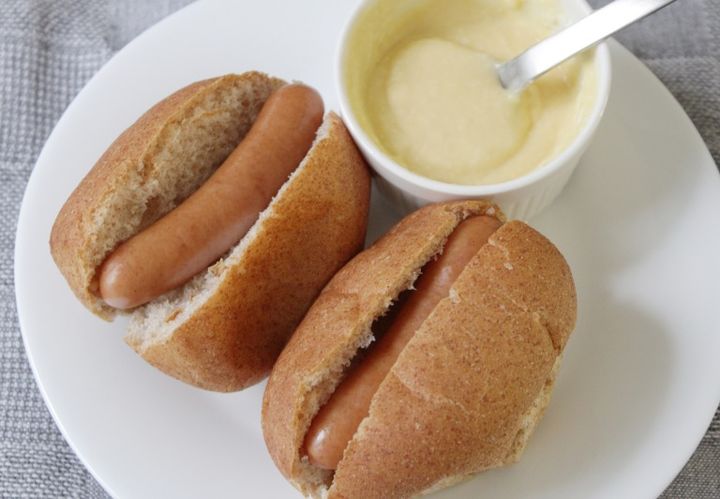 まぜのびチーズソースの素 ホットドッグに活用