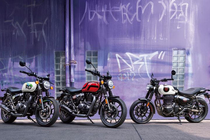 ROYAL ENFIELD HUNTER 350に日本をイメージしたカラーが登場