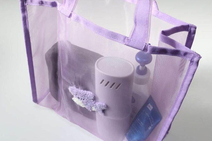 ダイソーのメッシュトート（A）の使用例