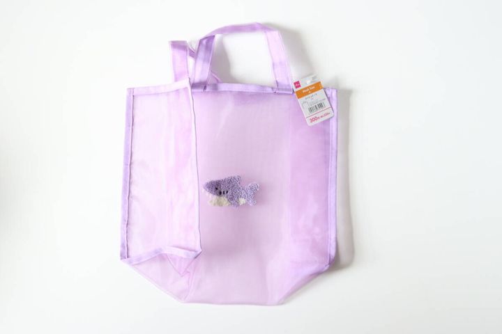 ダイソーのメッシュトート（A）のパッケージ